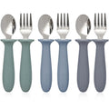 6 Pieces Toddler Utensils, Kids Safe Spoons and Forks, Children Silverware Set by VITEVER