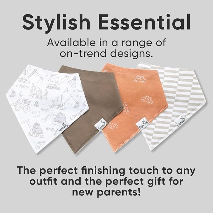Copper Pearl Baby Bandana Drool Bibs - Image 6