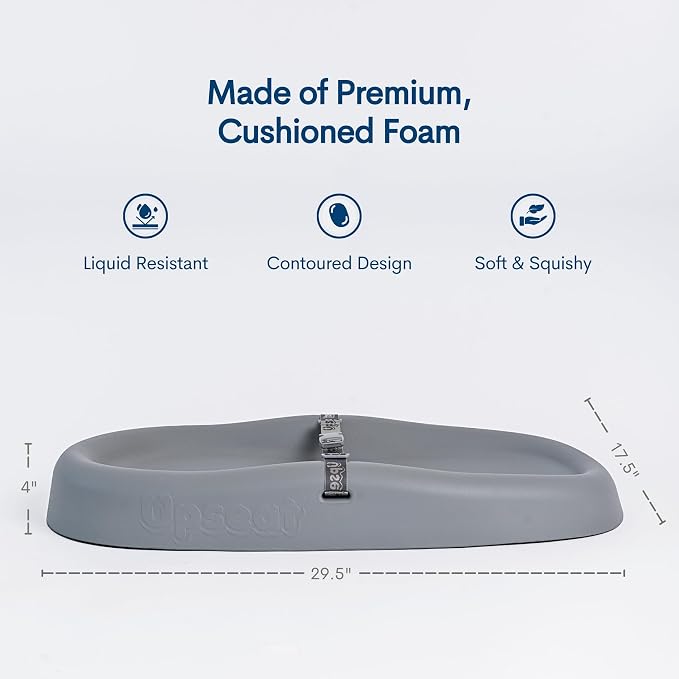 Upseat Baby Changing Pad, Non-Slip Grippy Design, Premium Cushioned Foam - Image 3
