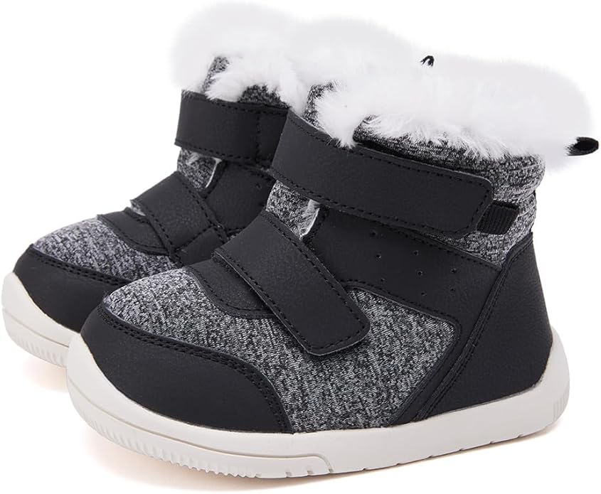 BMCiTYBM Toddler Baby Winter Snow Boots Boy Girl Faux Fur Warm Non Slip First by BMCiTYBM