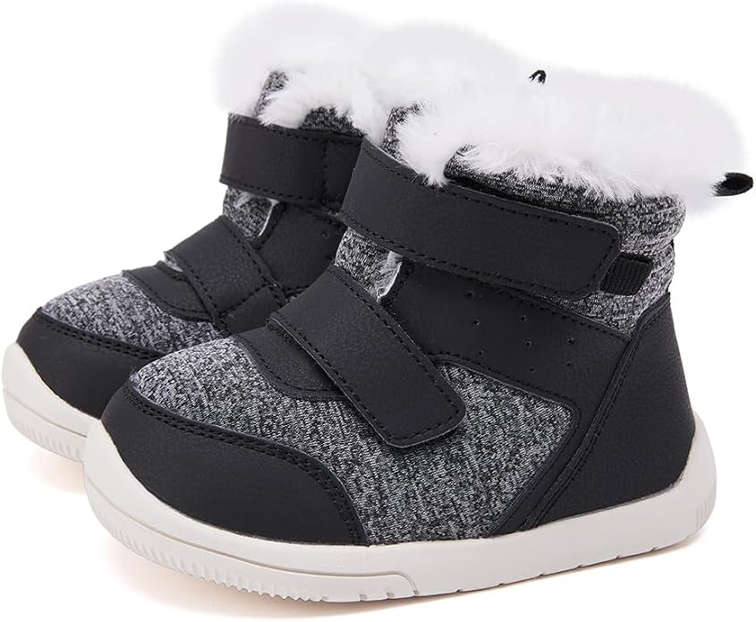 BMCiTYBM Toddler Baby Winter Snow Boots Boy Girl Faux Fur Warm Non Slip First by BMCiTYBM
