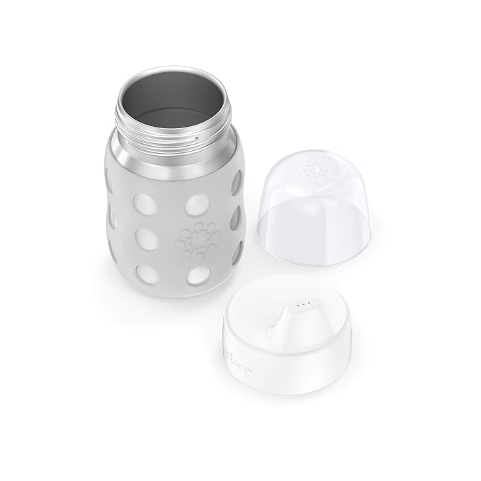 Lifefactory 8-Ounce Stainless-Steel Vacuum-Insulated Wide-Neck Baby Bottle - Image 7