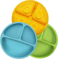 PandaEar Divided Unbreakable Silicone Baby and Toddler Plates by PandaEar