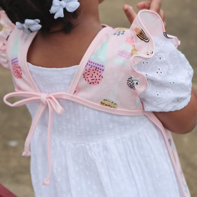 BapronBaby Flutter Pink Ice Cream Bapron - Image 8
