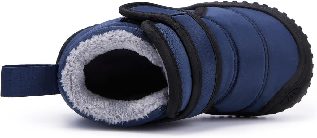 BMCiTYBM Toddler Baby Snow Boots Winter Shoes Boys Girls Cold Weather Baby Faux - Image 3