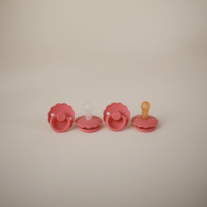 FRIGG Daisy Natural Rubber Baby Pacifier | Made in Denmark | BPA-Free 2-Pack - Image 7
