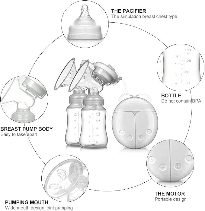 Breast Pump - Automatic Double Electric Breast Pump Extractor De Leche Manual 3 - Image 5