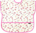 Short Sleeve Waterproof Bib for Toddlers – Feeding Apron for Mealtime, by Plie