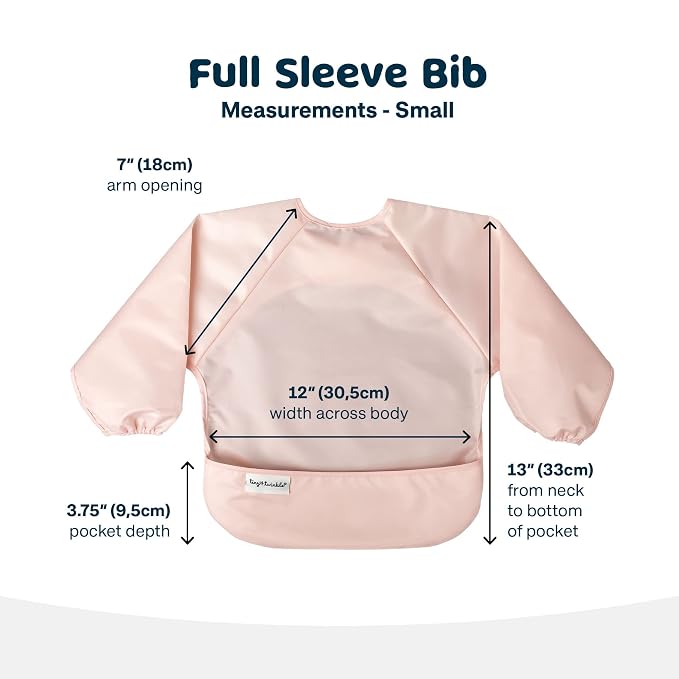 Tiny Twinkle Long Sleeve Bib for Babies & Toddlers – 2 Pack Waterproof Smock - Image 3