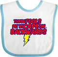 inktastic These Fools Put My Cape on Backwards ® Baby Bib by Inktastic