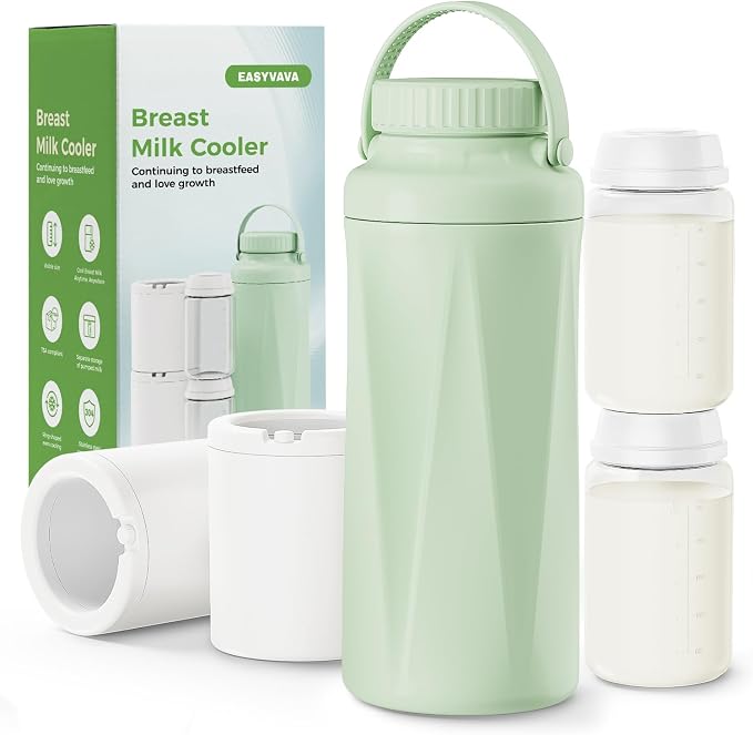 22oz Portable Breast Milk Cooler Bottle-Breastmilk Chiller by EASYVAVASLIFE