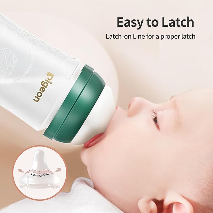 Pigeon Glass Baby Bottle Feeding Gift Set - Image 3