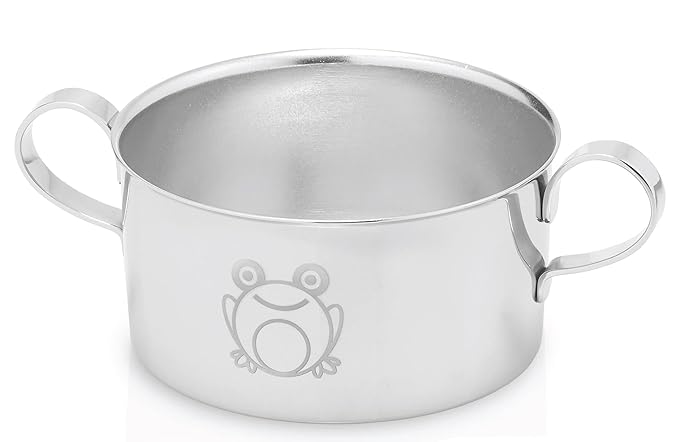 Children's Stainless Steel Bowl by Kiddobloomchildrensproductstoinspirehope