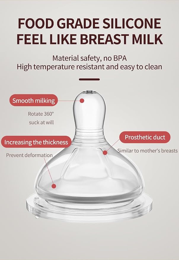 Baby Bottles, Weighted Straw Toddler Milk Bottles - Image 9