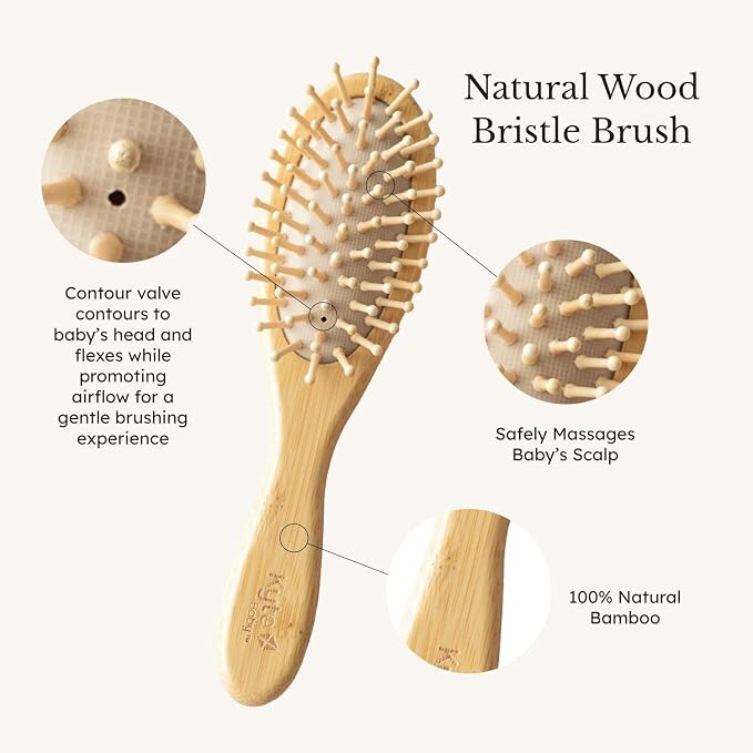 Kyte BABY Bamboo 3-Piece Brush Set - Image 7