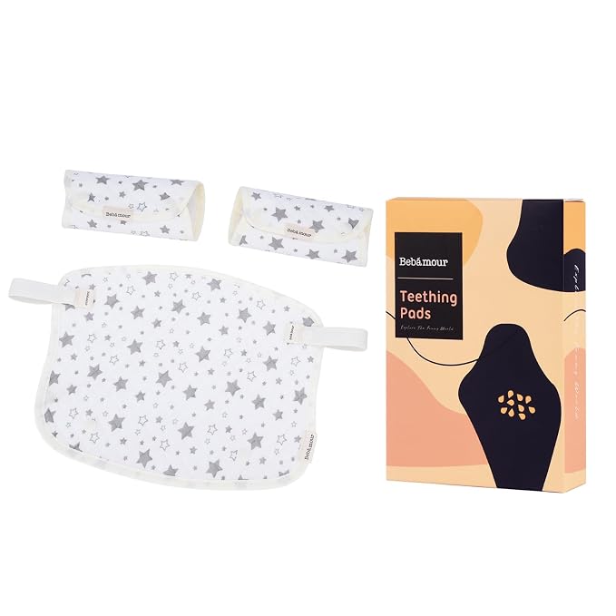 Bebamour Drool and Teething Reversible Cotton Pad - Image 2