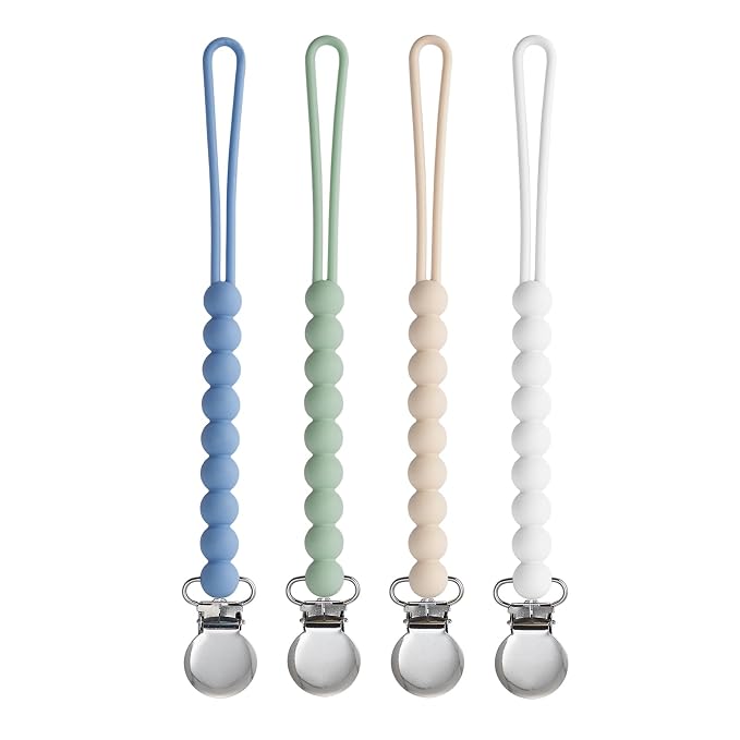 Pacifier Clip for Boys Girls by MORIBOX