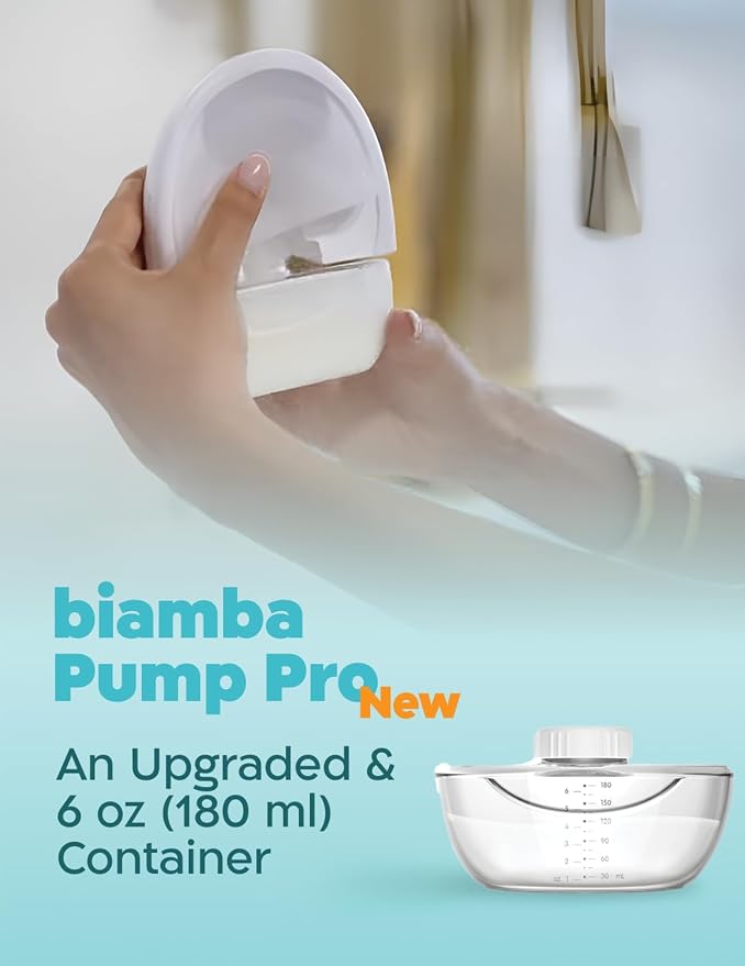 Pump Pro Portable Breast Pump Hands Free - 180mL Capacity Wearable - Image 5