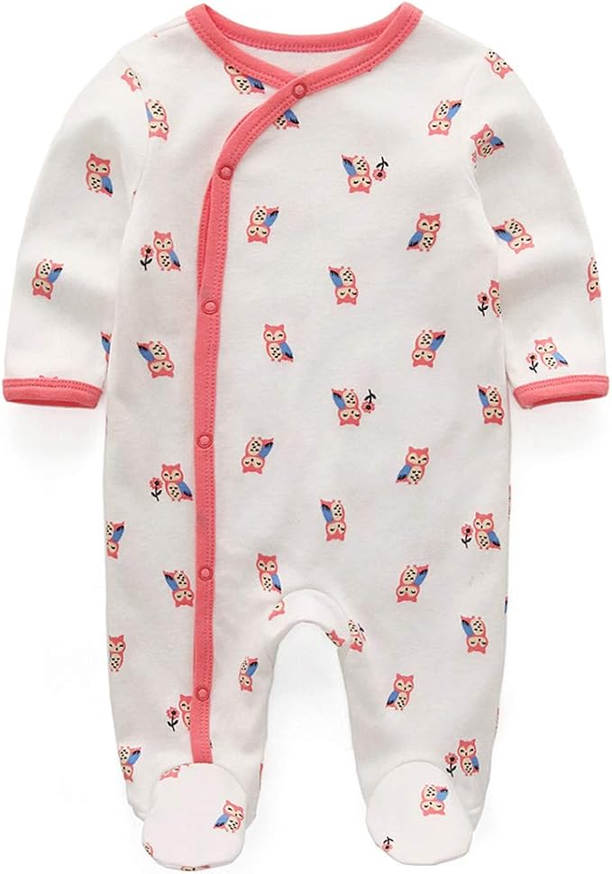 Kiddiezoom Baby and Toddler Boys'Snug Fit Footed One-Piece Romper Jumpsuit - Image 2