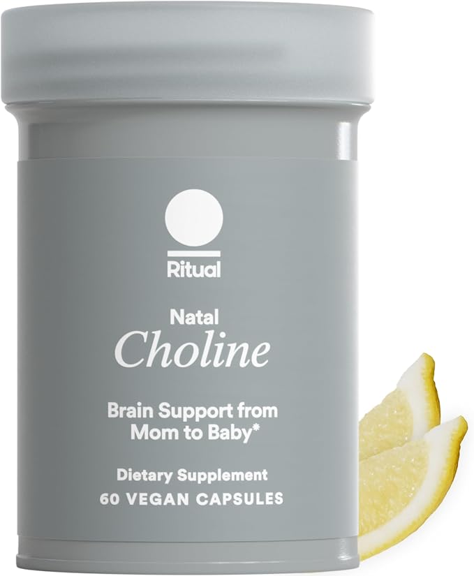 Ritual Natal Choline Supplement, Supports Baby’s Cognitive Function When Taken by RITUAL