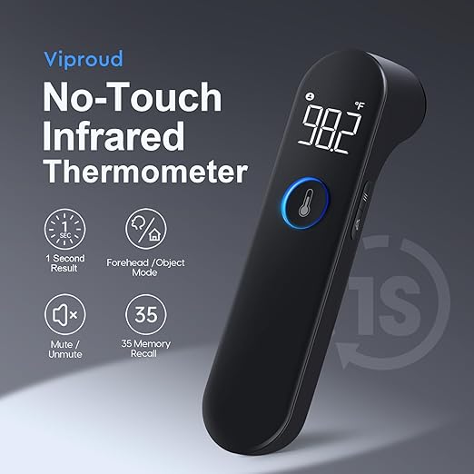 No-Touch Forehead Thermometer for Adults and Kids, Fast Accurate Baby - Image 2