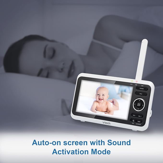 VTech VM350 Baby Monitor, 1000ft Long Range, Night Vision, 2-Way Talk, Secured - Image 9