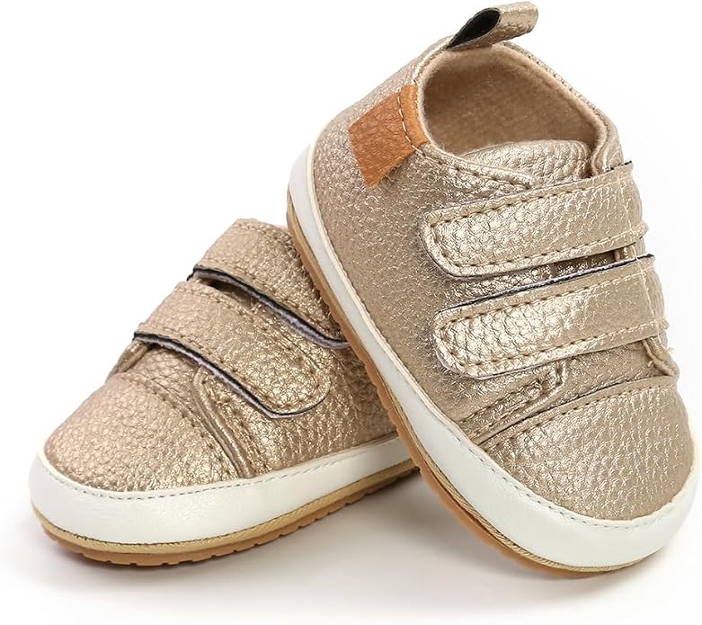 Clowora Baby Boys Girls Shoes Non-Slip Rubber Sole Sneakers Infant First - Image 3
