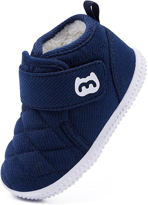 BMCiTYBM Toddler Baby Winter Snow Boots Boy Girl Faux Fur Warm Non Slip First - Image 6