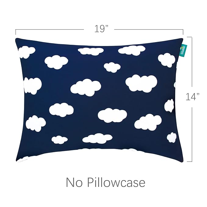 Toddler Pillow for Sleeping, Kid Pillow 14" x 19" for Small Travel Bed - Image 2