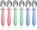 Pimoys 6-Pack Stainless Steel Toddler Spoons Baby & Kids Utensils by PimoysLivingNecessities