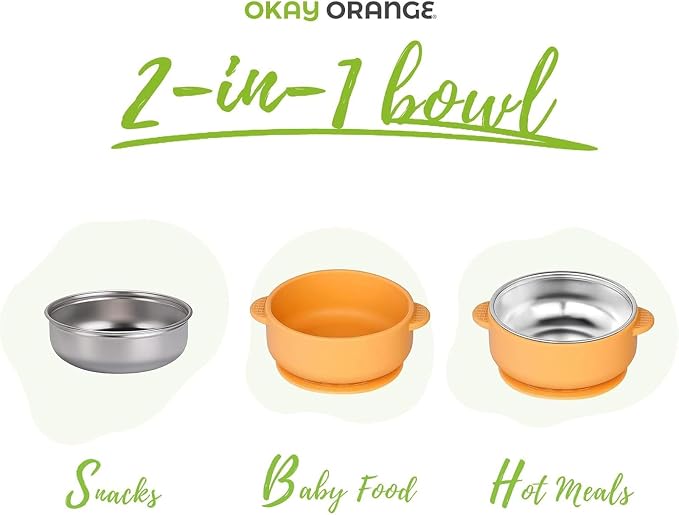 1 Pack Stainless Steel Toddler Suction Bowls - Image 4