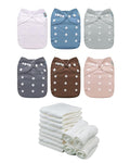 ALVABABY Baby Cloth Diaper 6 Pack by ALVABABY