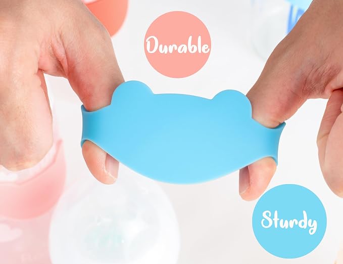 Silicone Baby Bottle Labels for Daycare, Write and Reusable Waterproof Daycare - Image 5