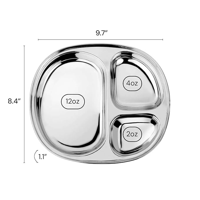 Ahimsa Stainless Steel Plates for Kids - Image 6
