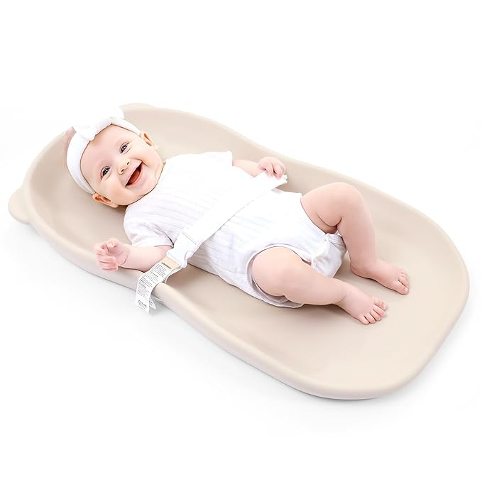 Waterproof Baby Diaper Changing Pad EVA Foam Wipeable Teddy Bear, Non-Slip Base by Knirose