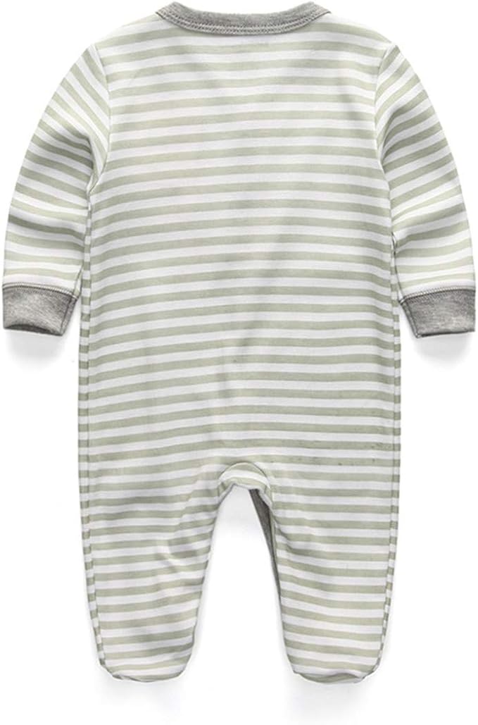 Kiddiezoom Baby and Toddler Boys'Snug Fit Footed One-Piece Romper Jumpsuit - Image 2