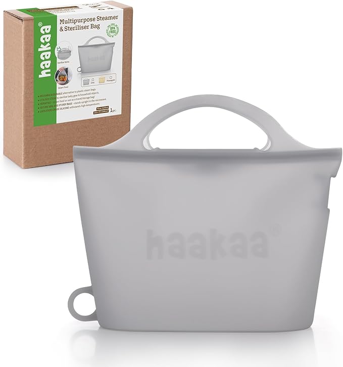 Haakaa On-The-Go Silicone Microwave Steam Sterilizer Bags by haakaa