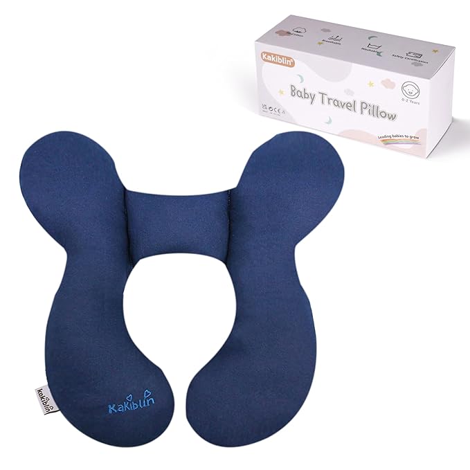 KAKIBLIN Baby Travel Pillow, Infant Head and Neck Support Pillow by KAKIBLIN