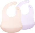 Olababy Fold N Go Silicone Baby Bib w Travel Case | Lightweight Design Eases by Olababy