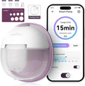 Heated Wearable Breast Pump, Industry-Leading Heating Tech, Innovative Magnetic by comfyer