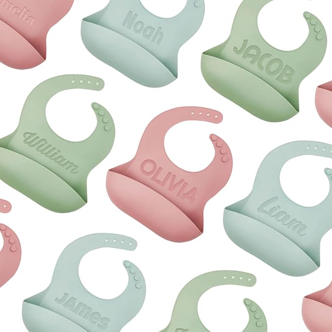 Personalized Silicone Bib and Spoon Set - Image 6