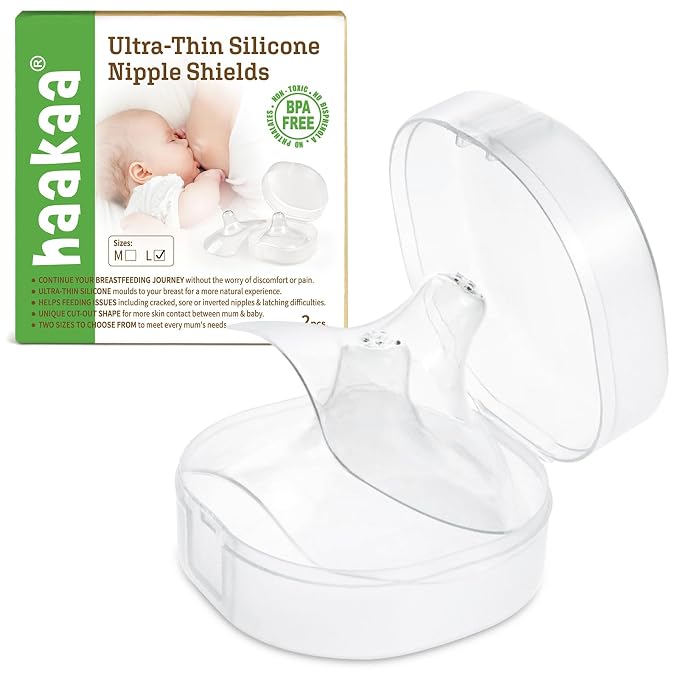 haakaa Nipple Shields for Nursing Nipple Shield for Breastfeeding by haakaa