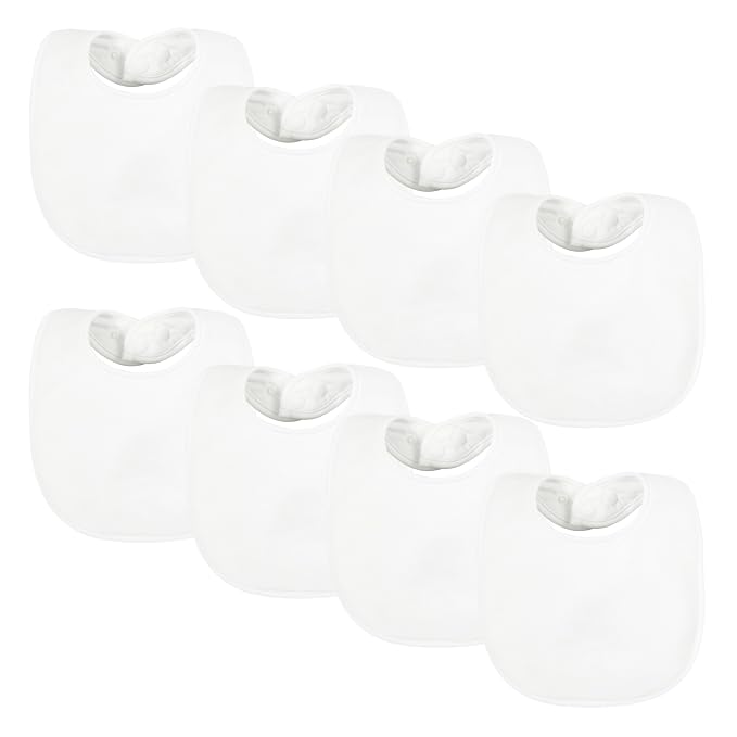 Tiny Twinkle 8 Pack Baby Bibs for Drooling and Teething – Waterproof & by TinyTwinkle