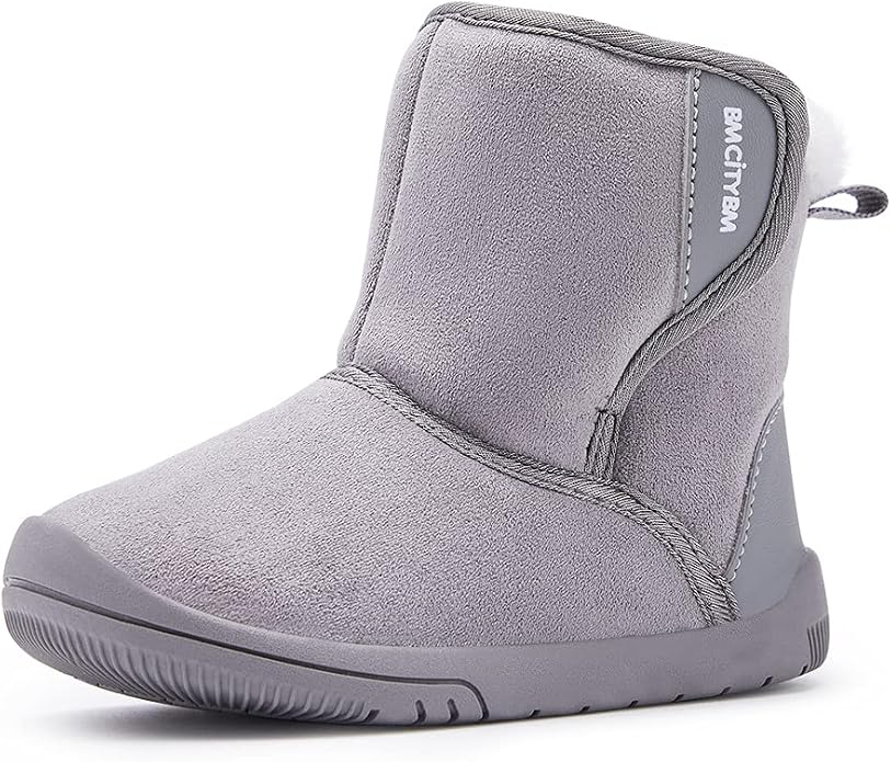 BMCiTYBM Girls Boys Snow Boots Warm Winter Fur Lined Baby Shoes by BMCiTYBM