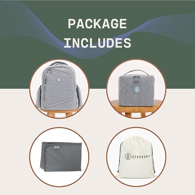 Gear Baby Breast Pump & Diaper bag Compatible - Image 2