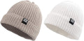 JANGANNSA Simple Knitted Baby Beanie Hip-Hop Boys Winter Hat Toddler Kids Bonnet by JANGANNSA