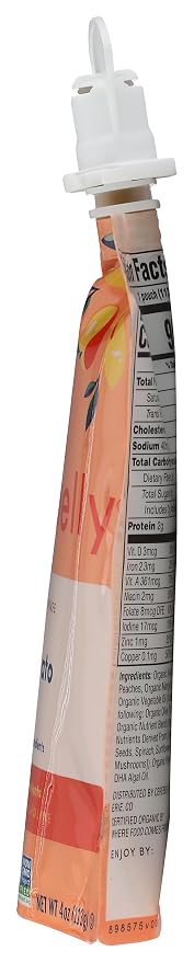 Cerebelly Organic Baby Food Pouches – Organic Sweet Potato Peach Pouch Protein - Image 7