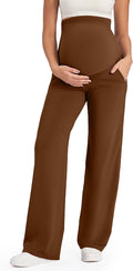 G4Free Maternity Pants Over The Belly Yoga Dress Work Pregnancy Pants Stretchy by G4Free