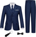 Boys Suit Set Slim Fit Kids Formal Suits Toddler Tuxedo Wedding Prom Classic by FxzpiodiMENSSUITS