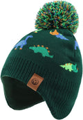 JANGANNSA Knitted Baby Hat Scarf Set Winter Warm Boys Girls Beanie Fleece by JANGANNSA